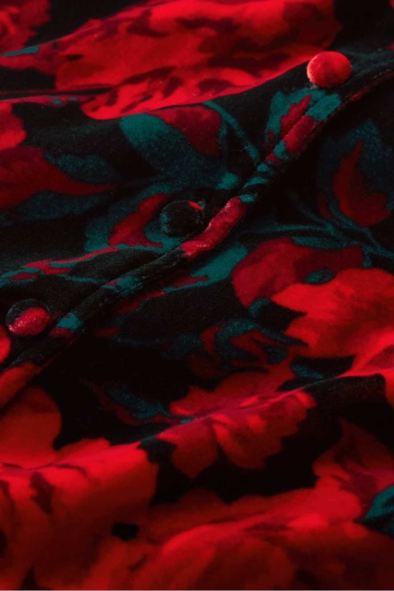 Icon Silk Velvet Poets Tunic Shirt