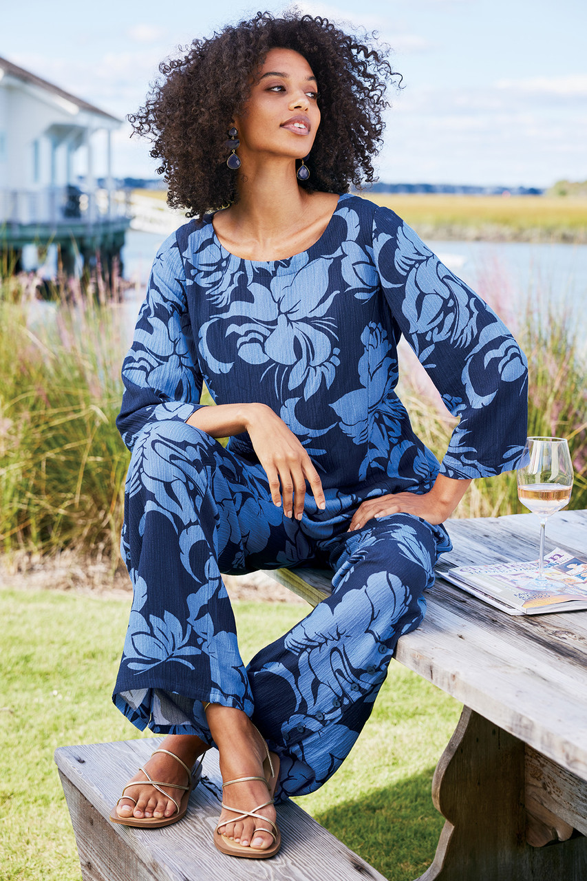 Oceo Gauze Wide-Leg Pants1474