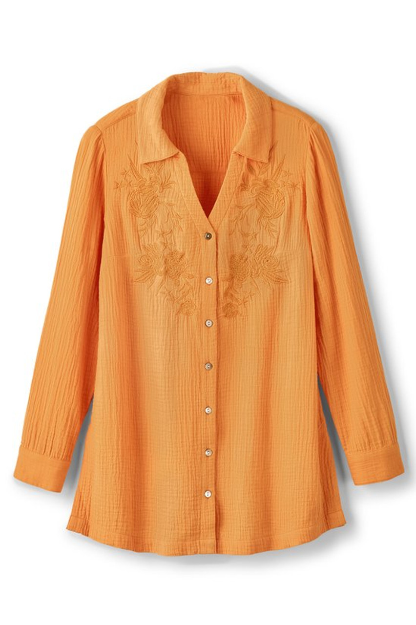 Escambia Gauze Tunic Shirt
