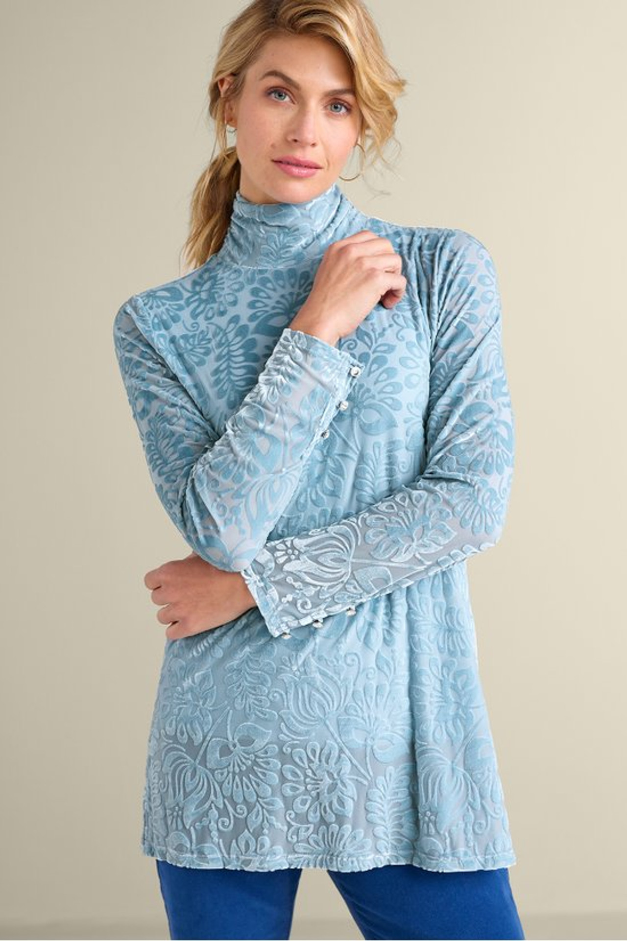 Walden Velvet Turtleneck