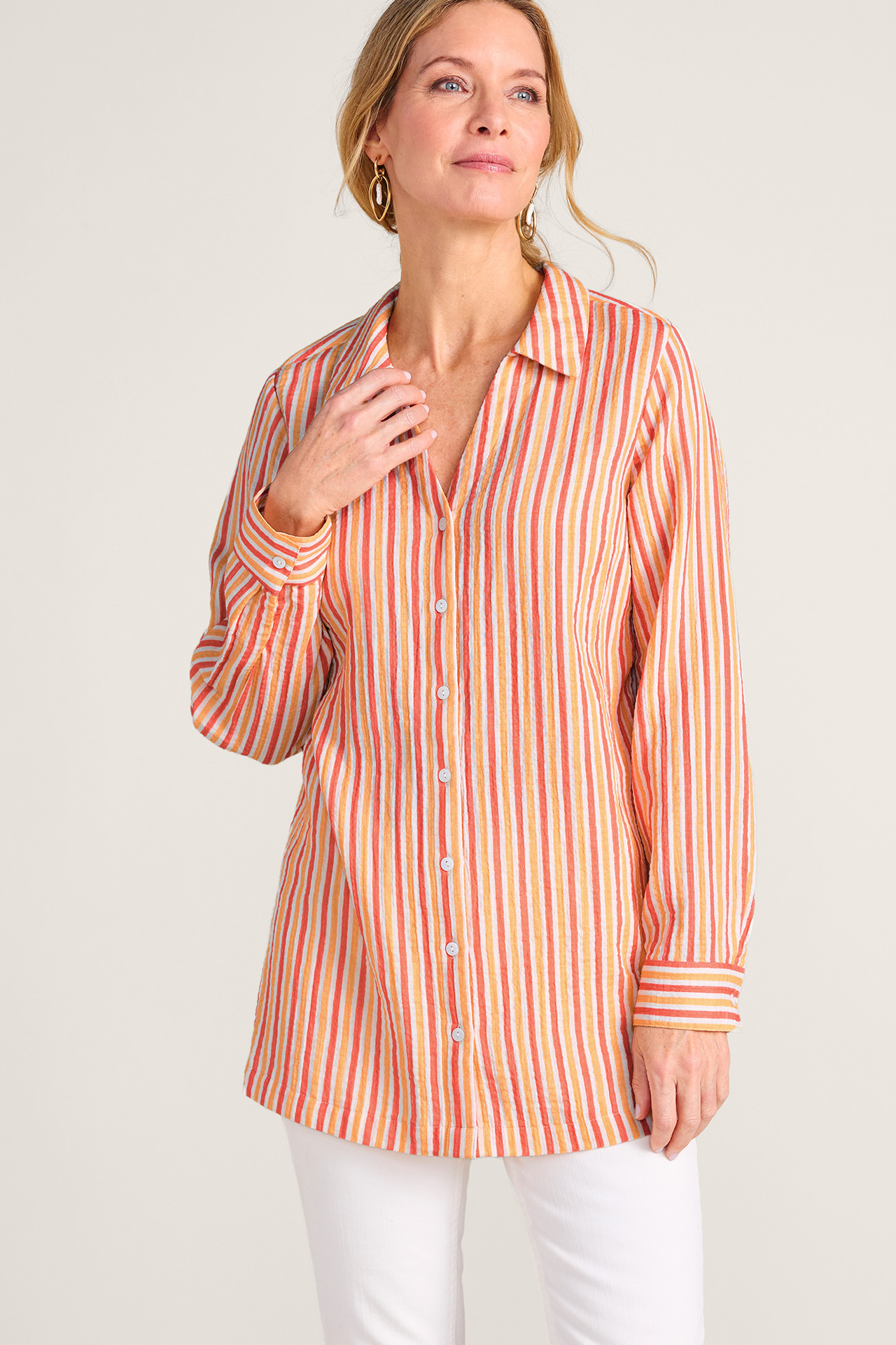 Escambia Gauze Tunic Shirt
