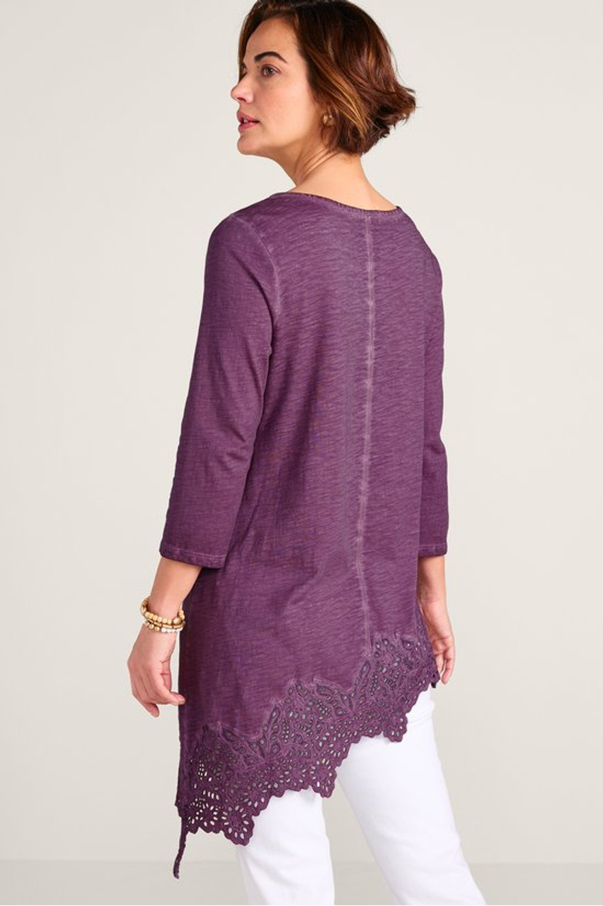 Ayesha Lace Trim Tunic