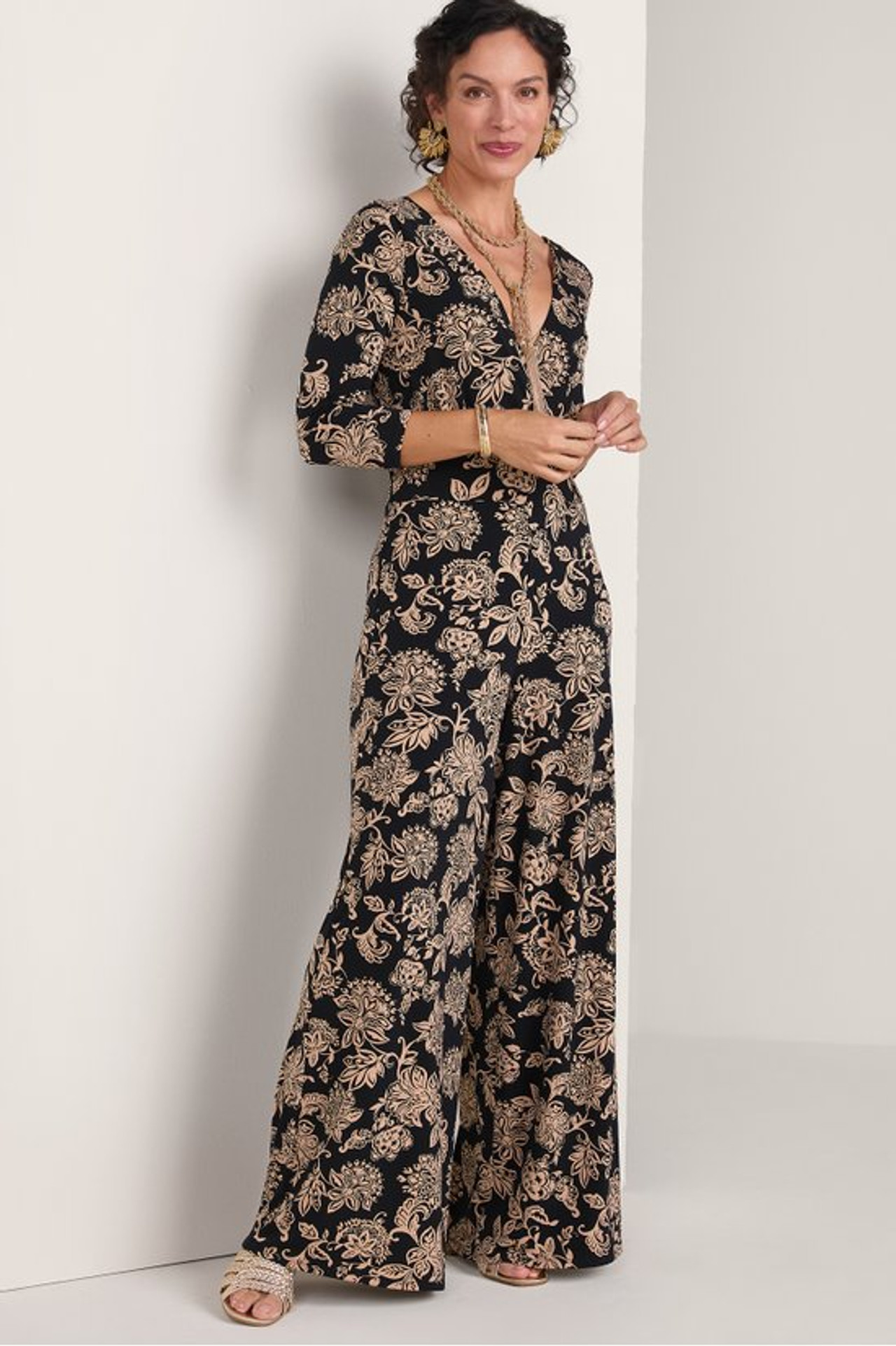 Penelope 3/4 Sleeve Jumpsuit