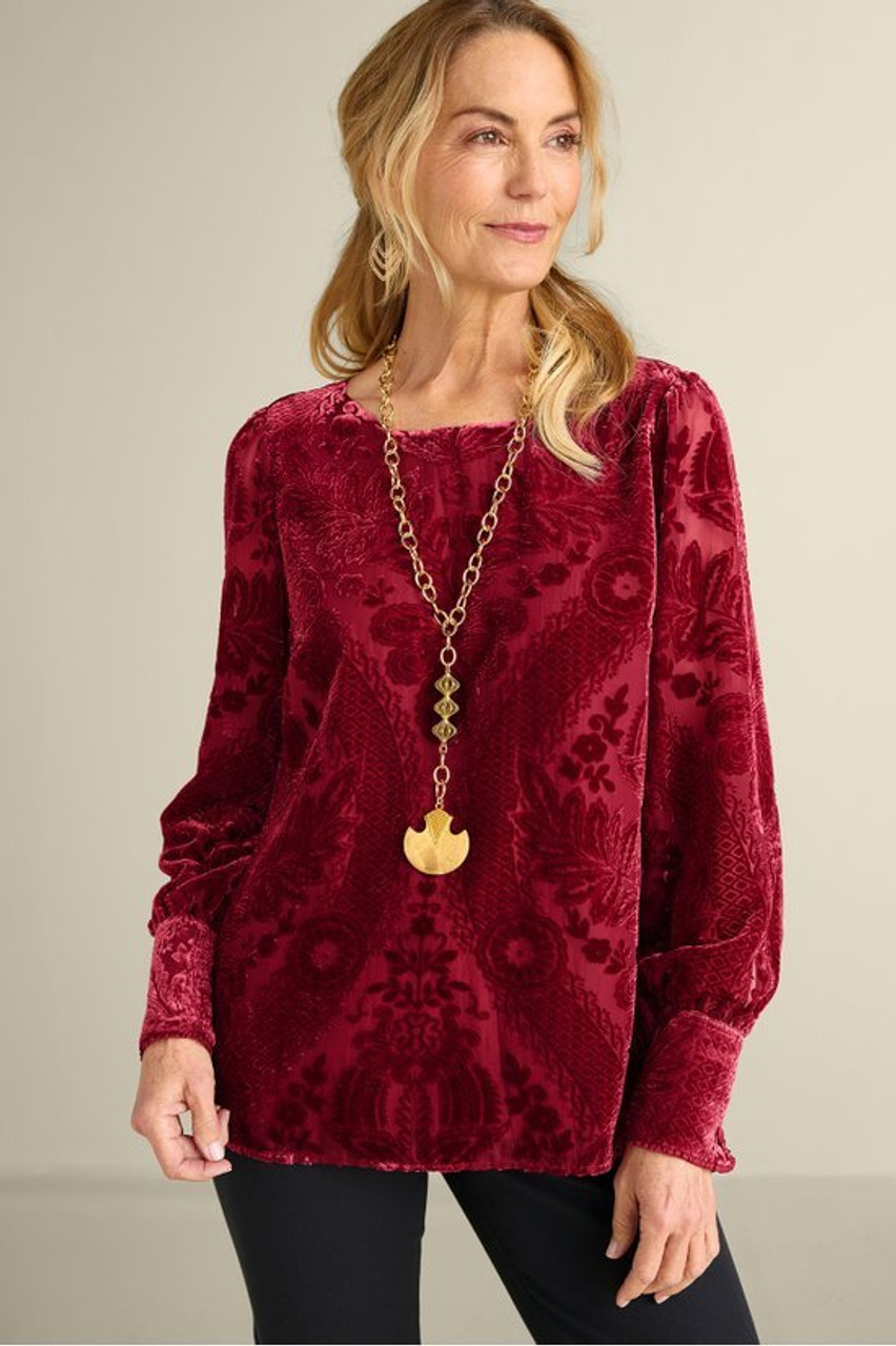 Vanetta Velvet Top   2228