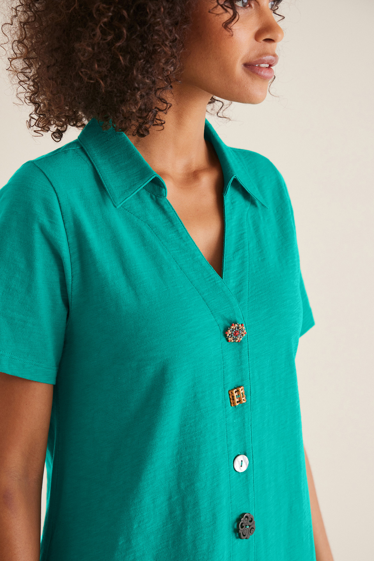 Danielle Button Dress1338