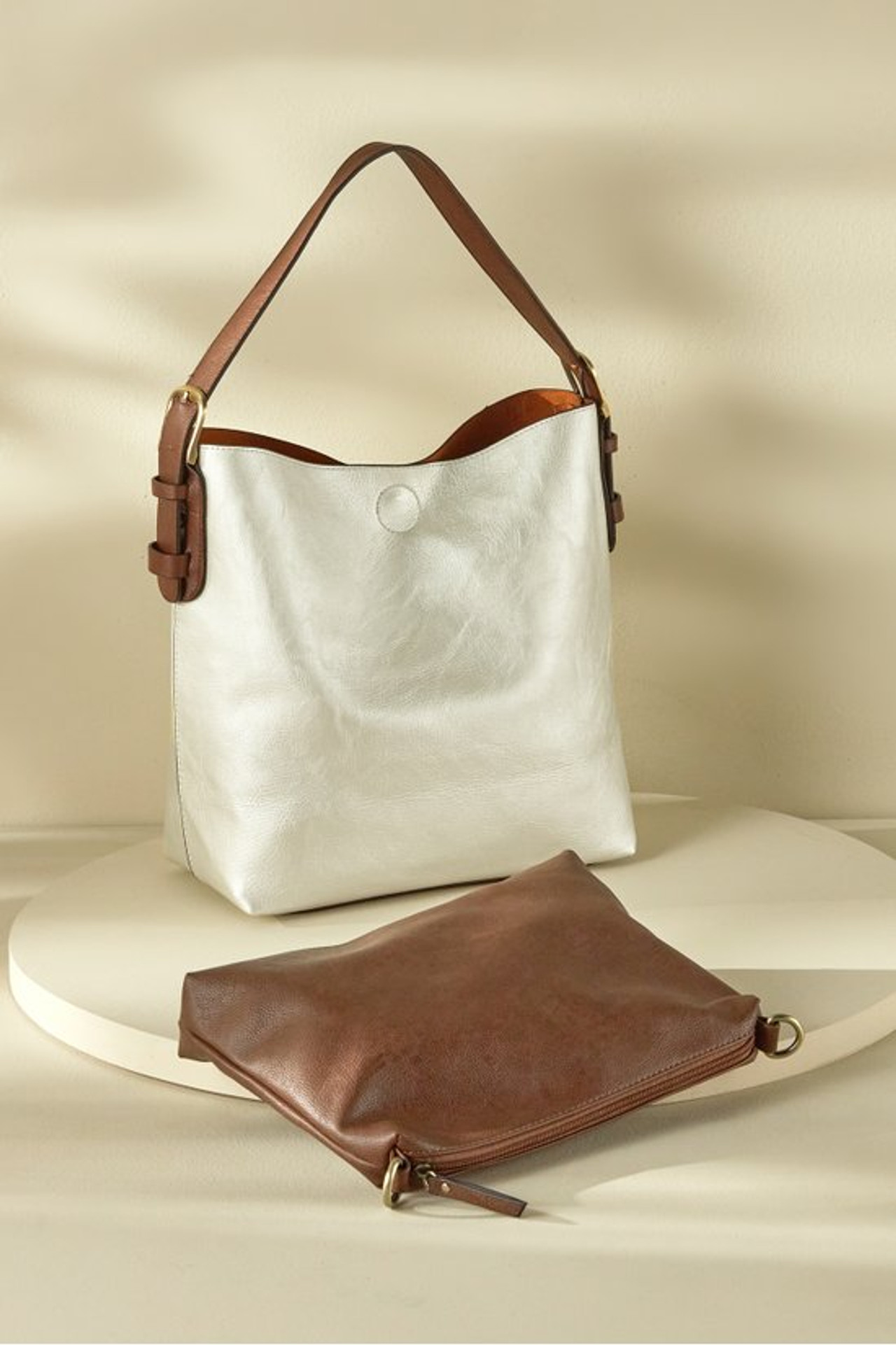 Gabrielle Vegan Leather Handbag