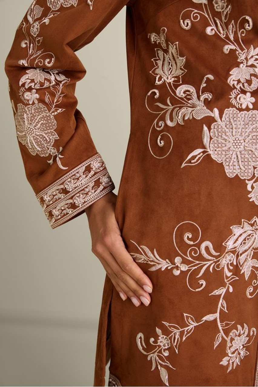 Marienne Faux Suede Jacket