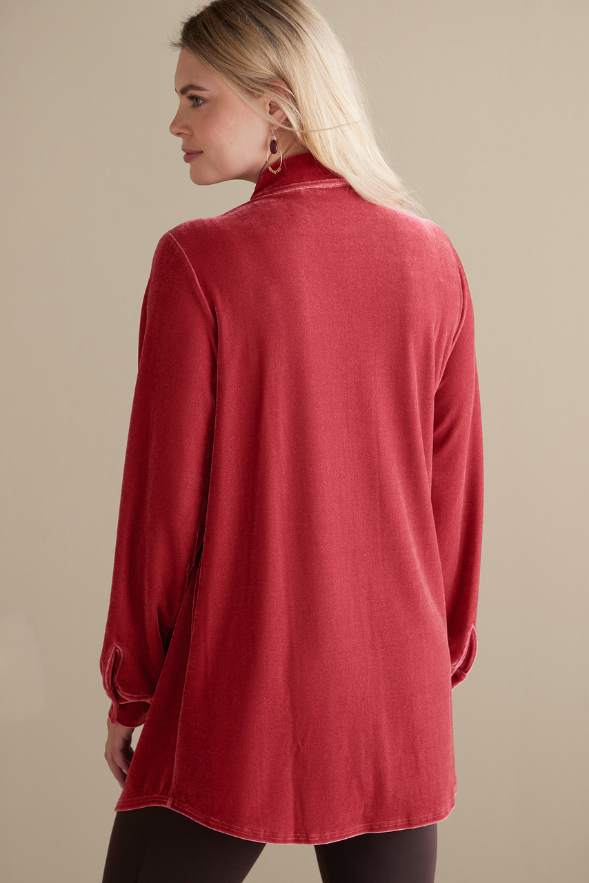 Velvet Boyfriend Tunic Shirt1479