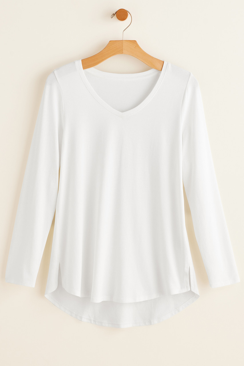 Isabel Pima Long Sleeve Tee