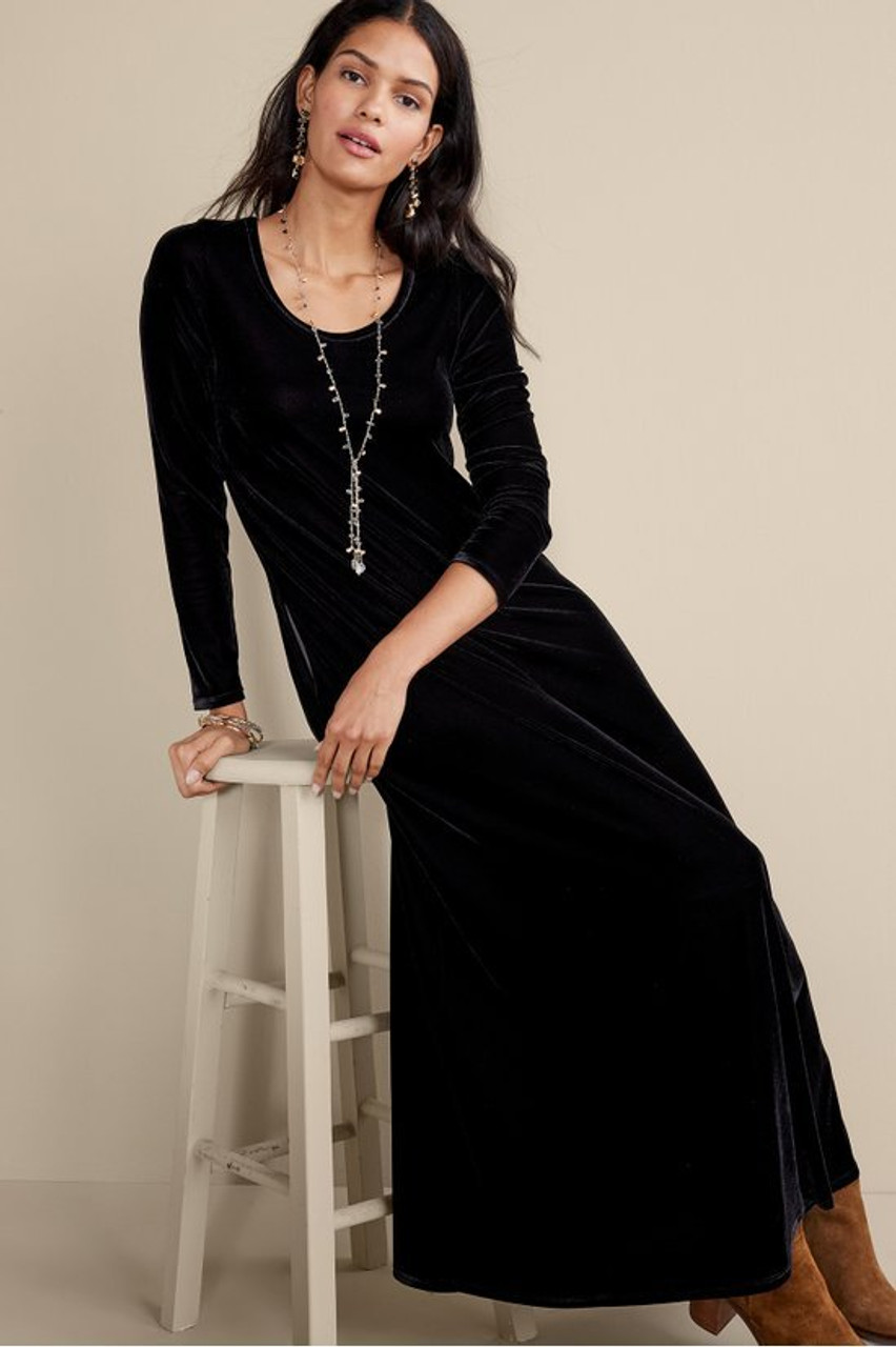 Santiago Stretch Velvet Dress1562