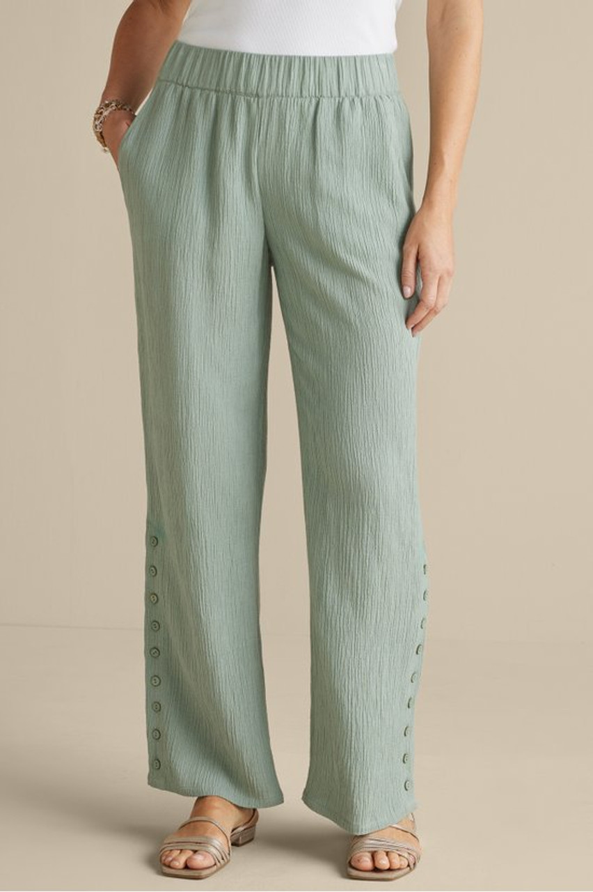 Oceo Gauze Wide-Leg Pants1474