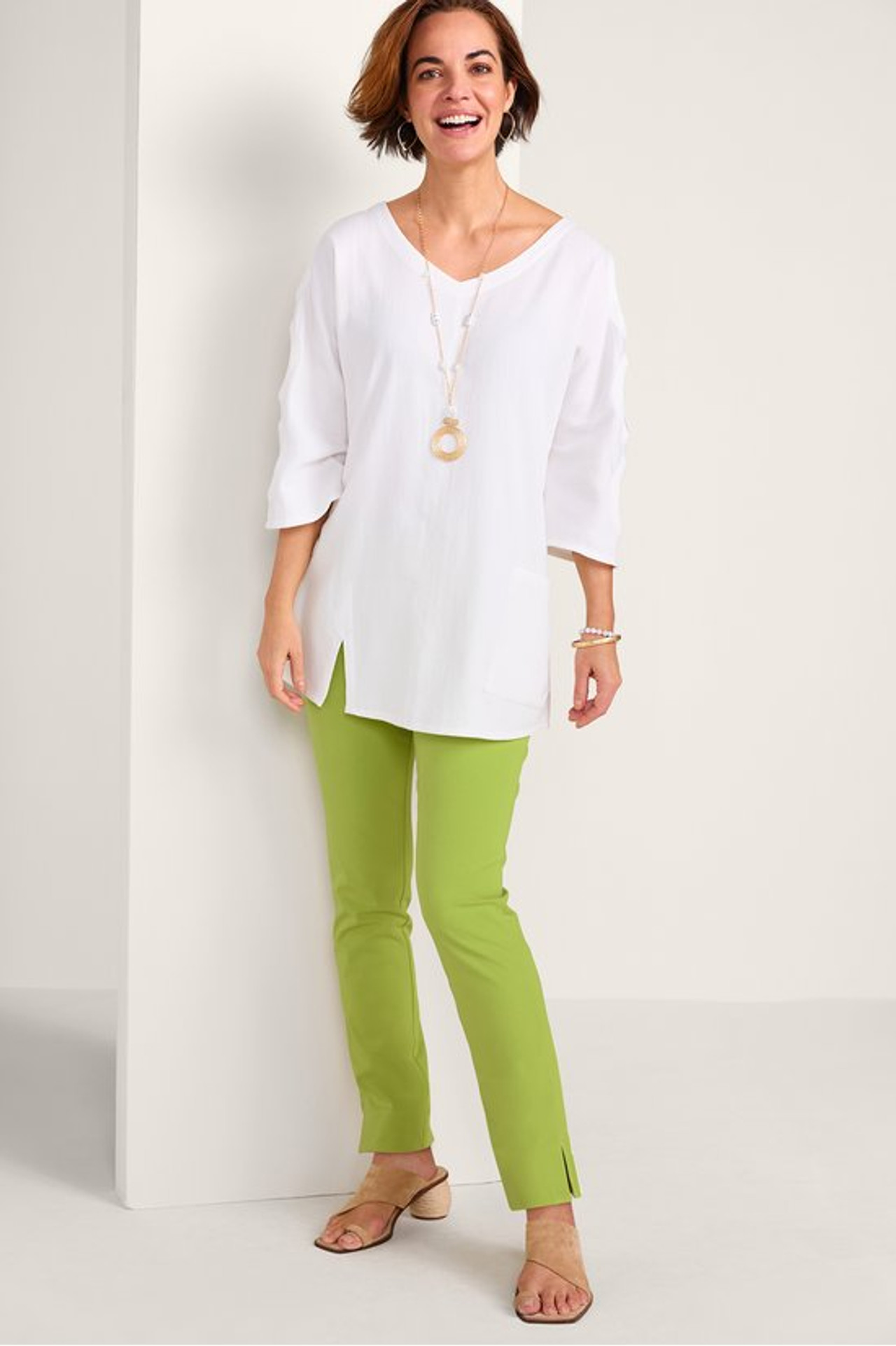 SoftEssential™ SUPERLA Slim Leg Ankle Pants1179