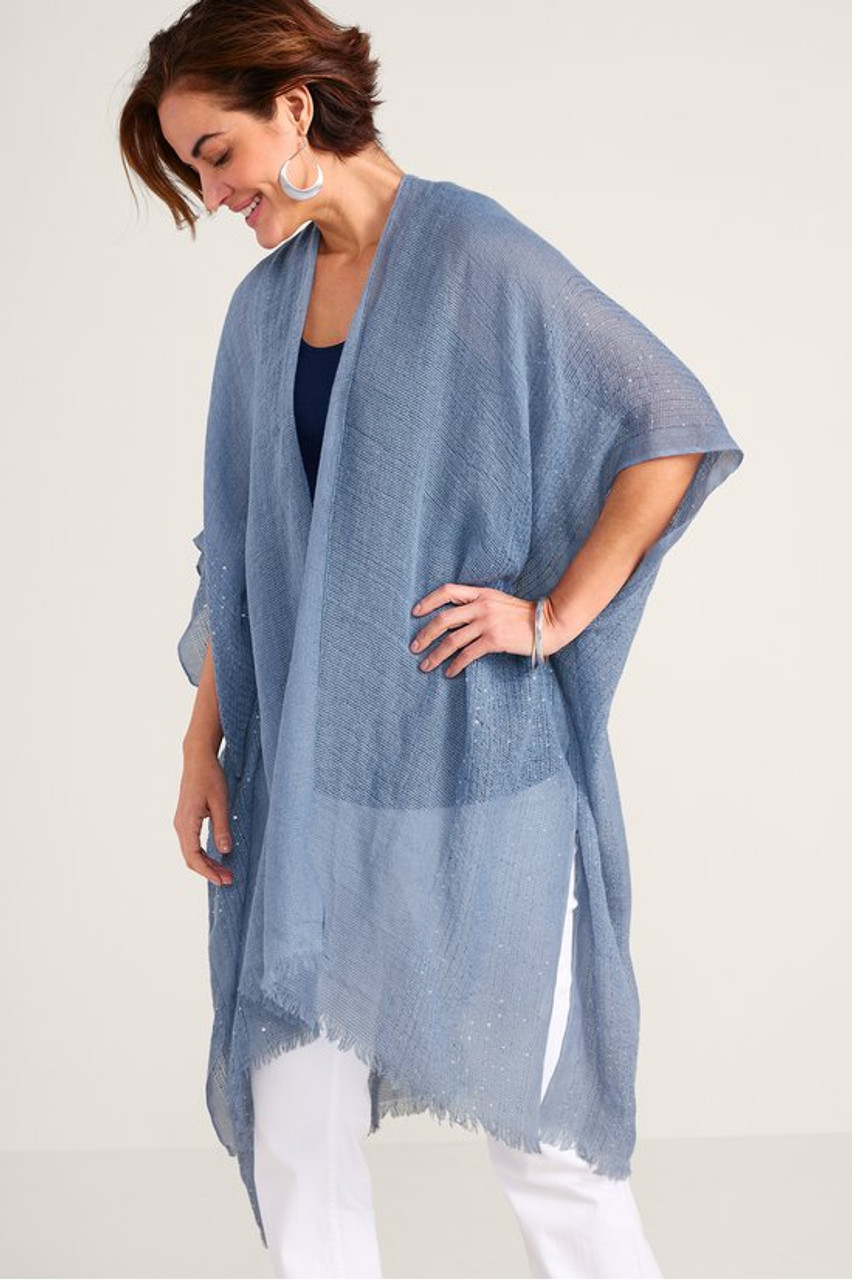 Astra Sequined Ruana