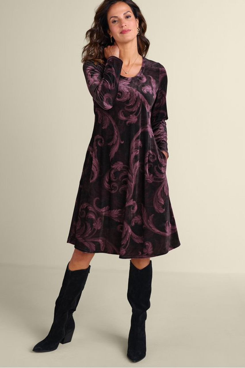 Short Santiago Velvet Dress