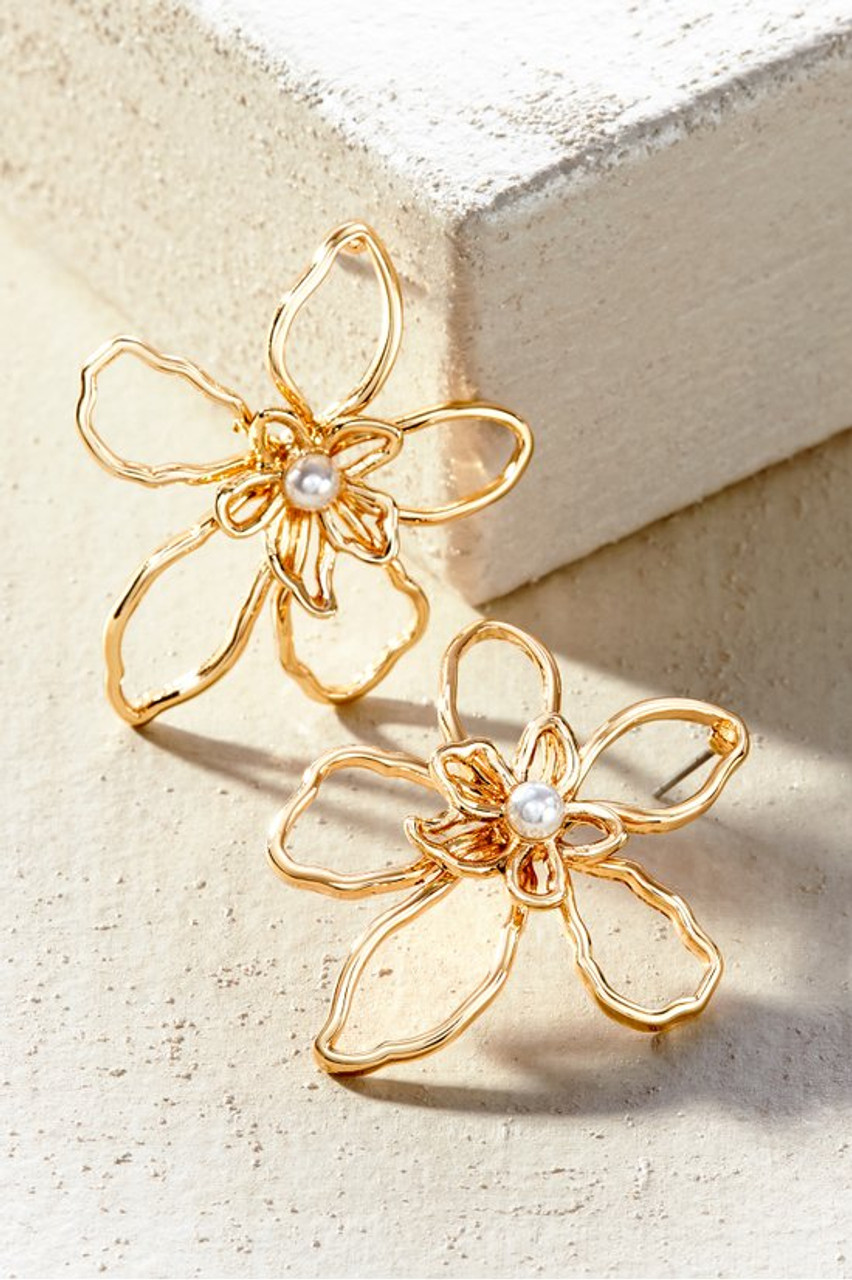 Flora Outline Earring