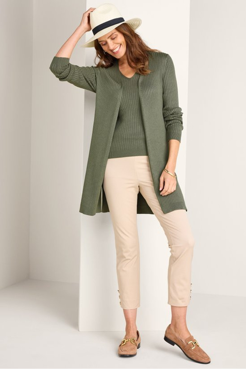 SoftEssential™ Ribbed Sweater Tank   2242