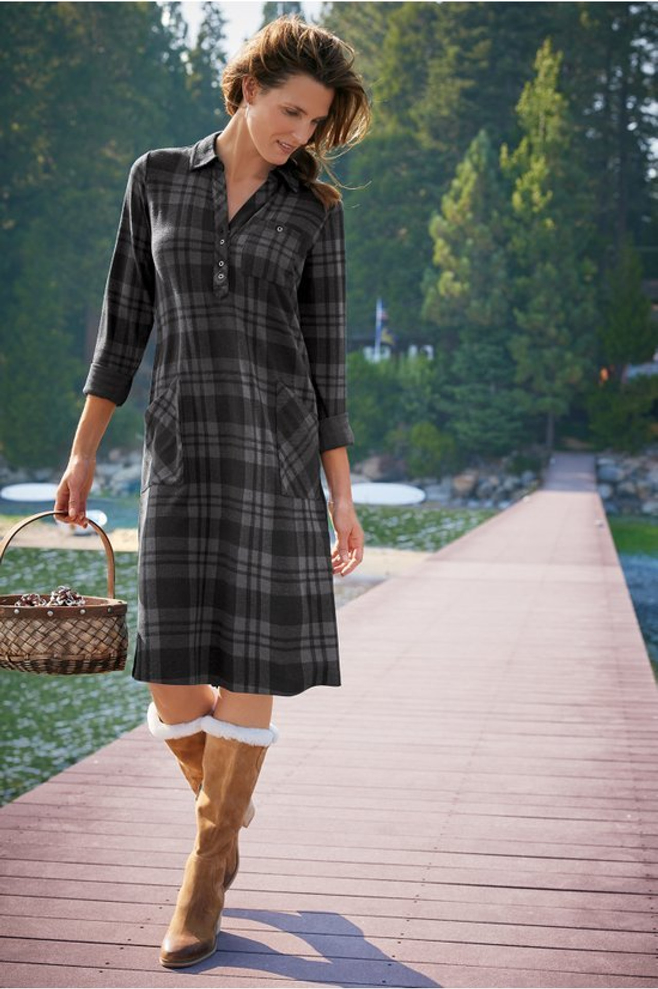 Paramount Plaid Dress