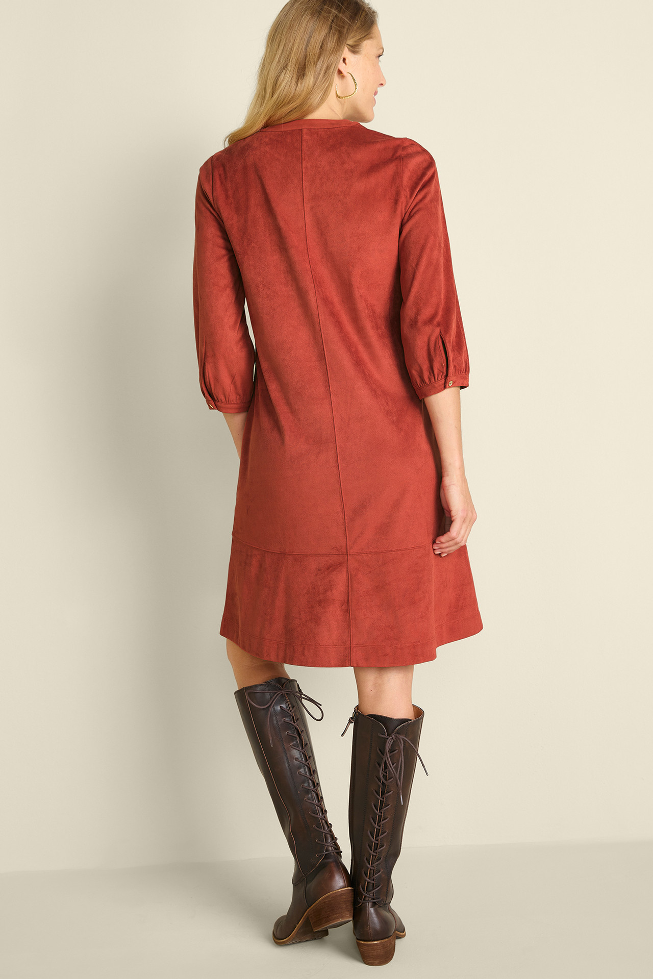 Martine Faux Suede Dress