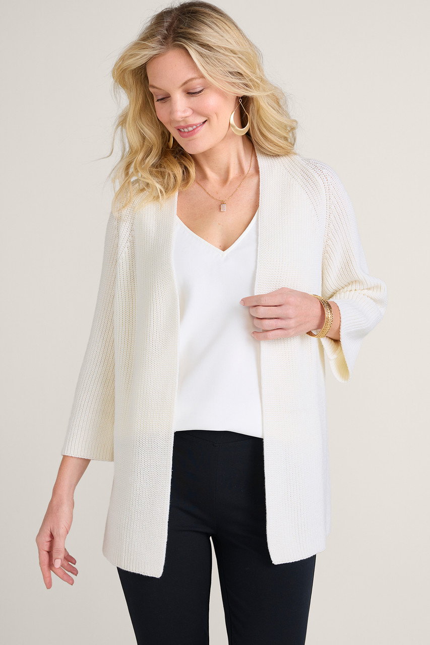 Amberlyn Shaker Stitch Cardigan