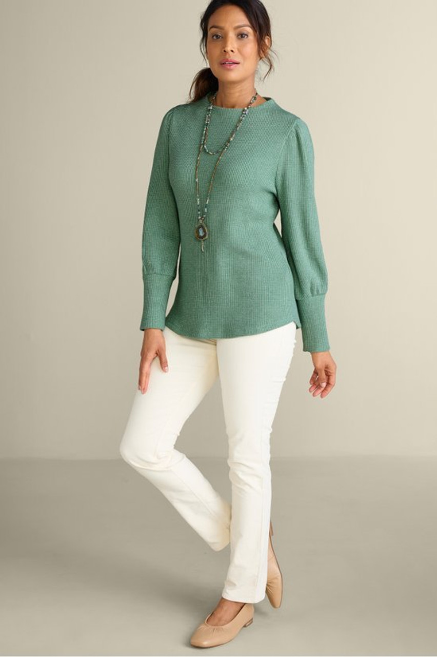 Melina Waffle Pullover