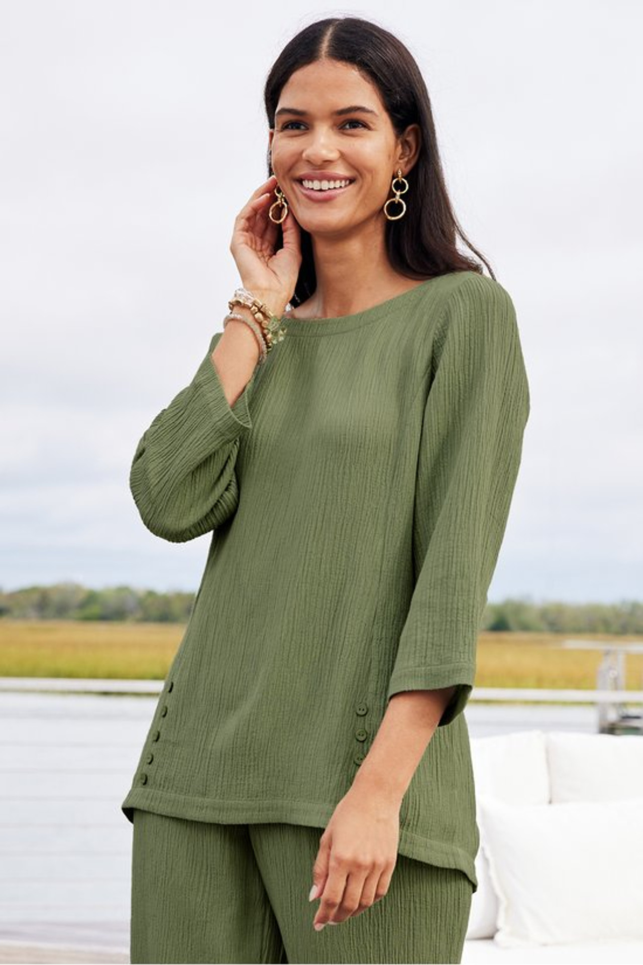 Oceo Gauze Tunic1184