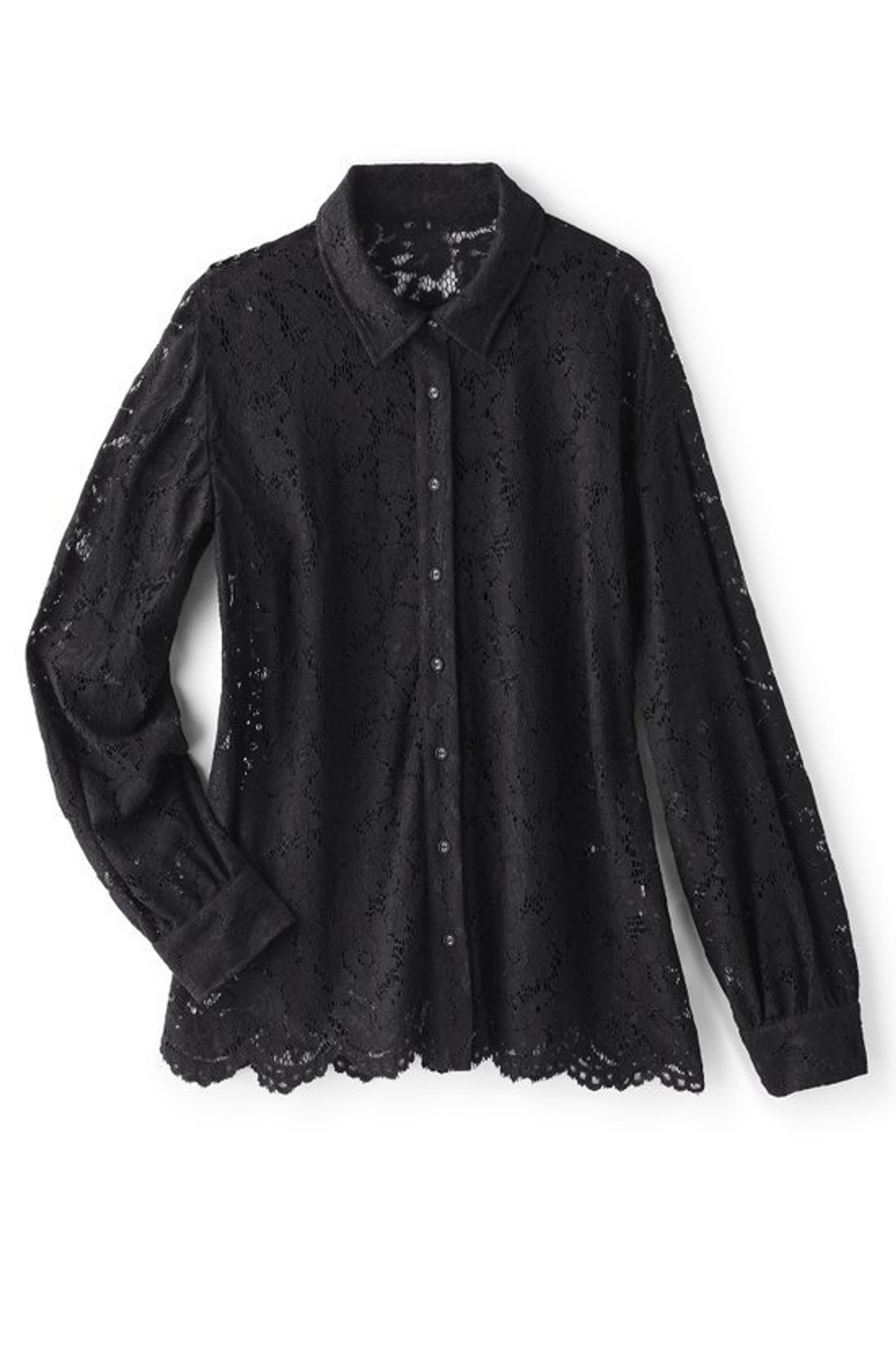 Lisa Lace Button Front   2243