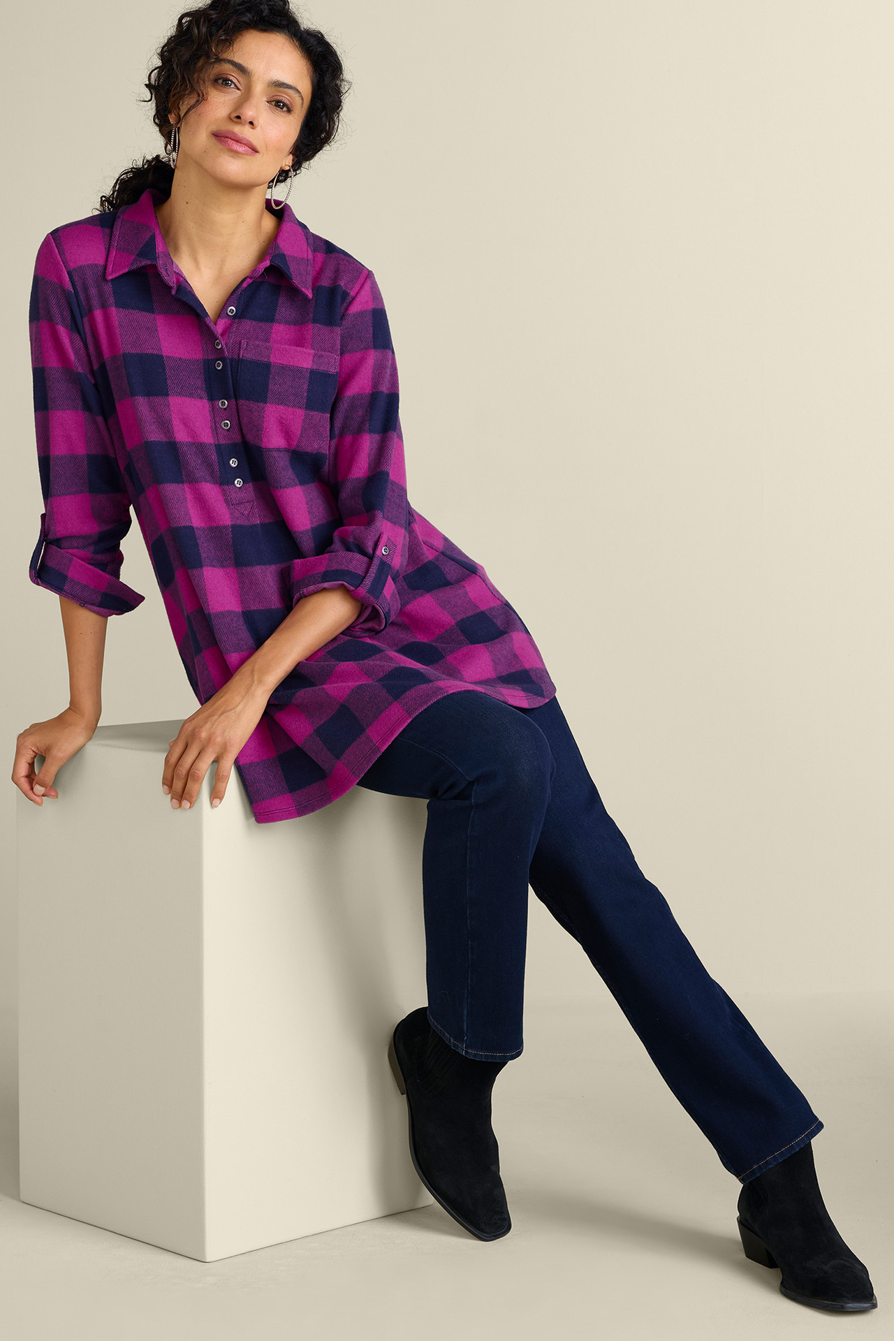 Mad About Plaid Tunic