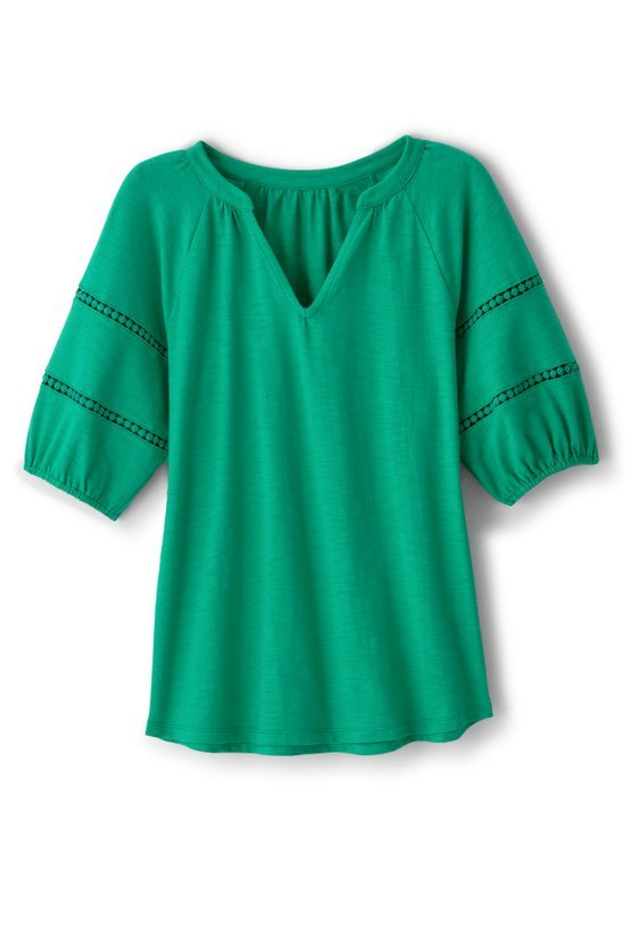 Heidi Supima® Puff Sleeve Tee