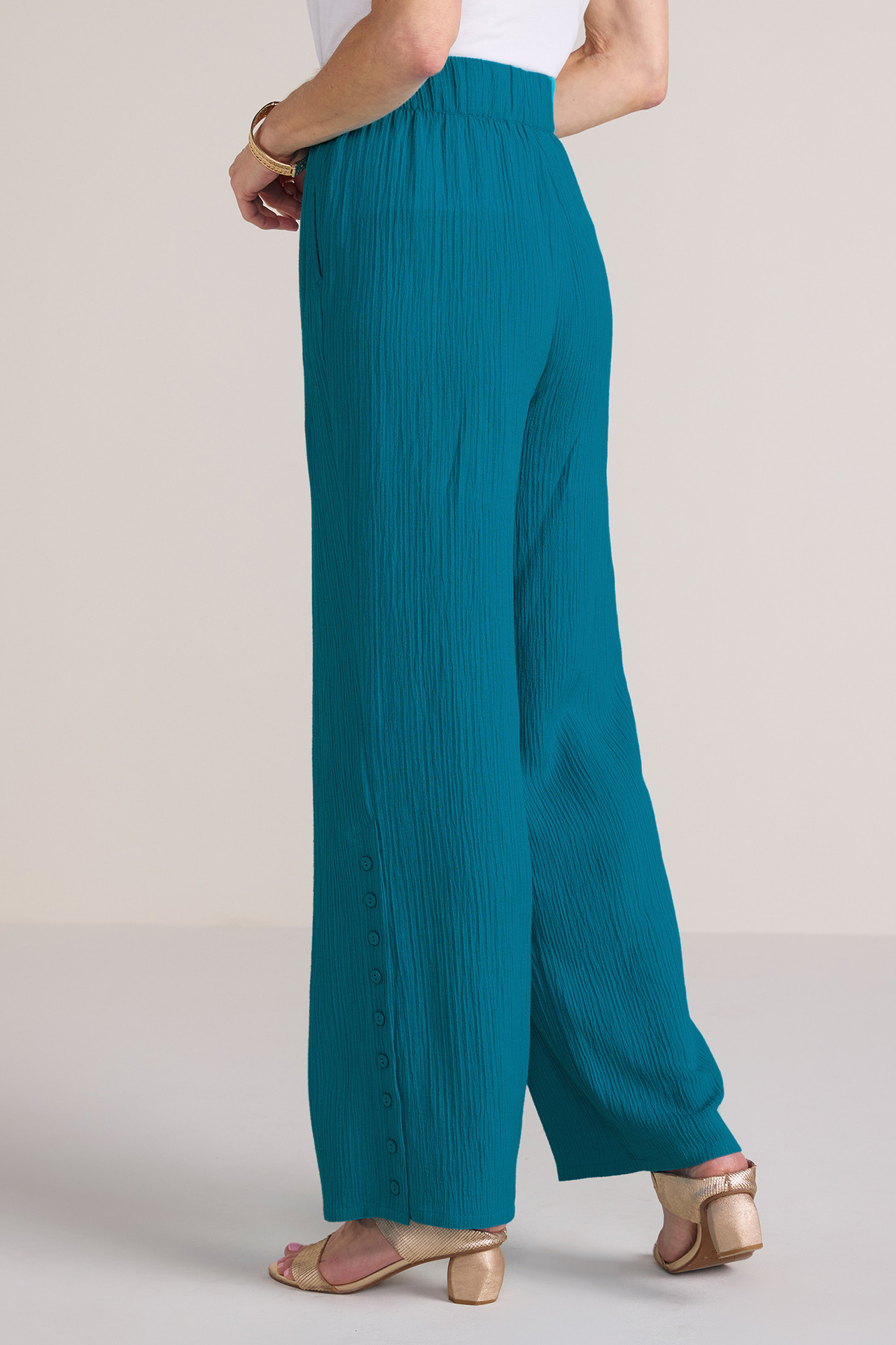 Oceo Gauze Wide-Leg Pants1474