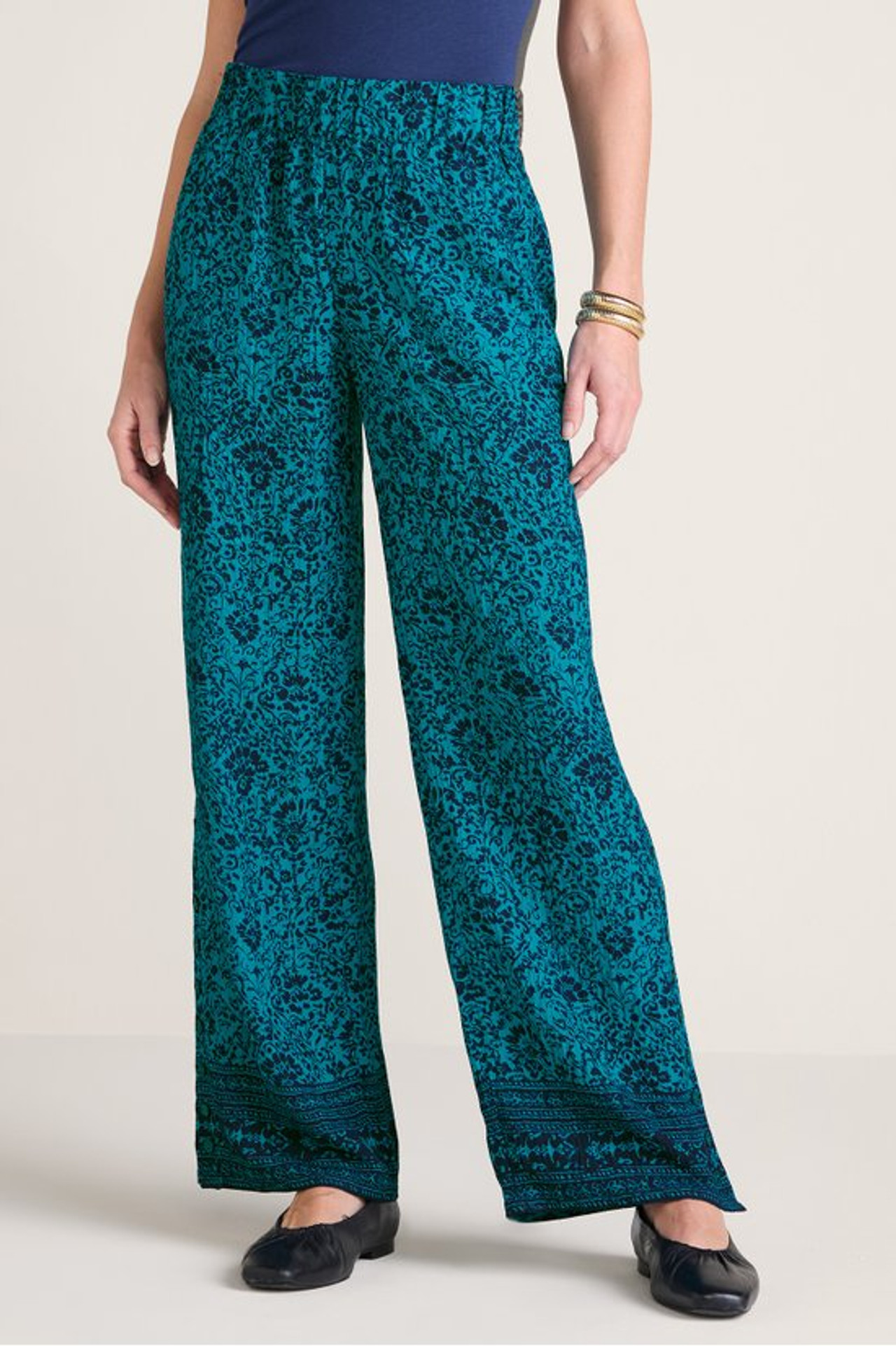 Oceo Gauze Wide-Leg Pants1474