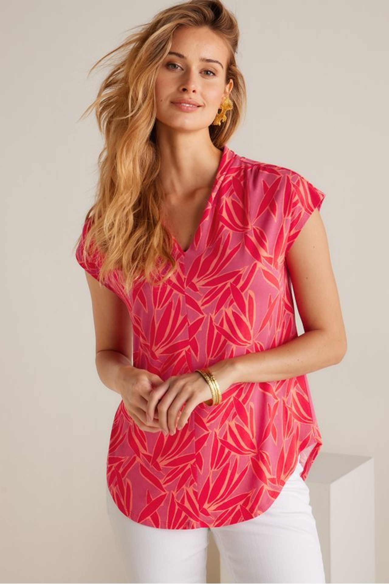 Twilight Luau Printed Tunic