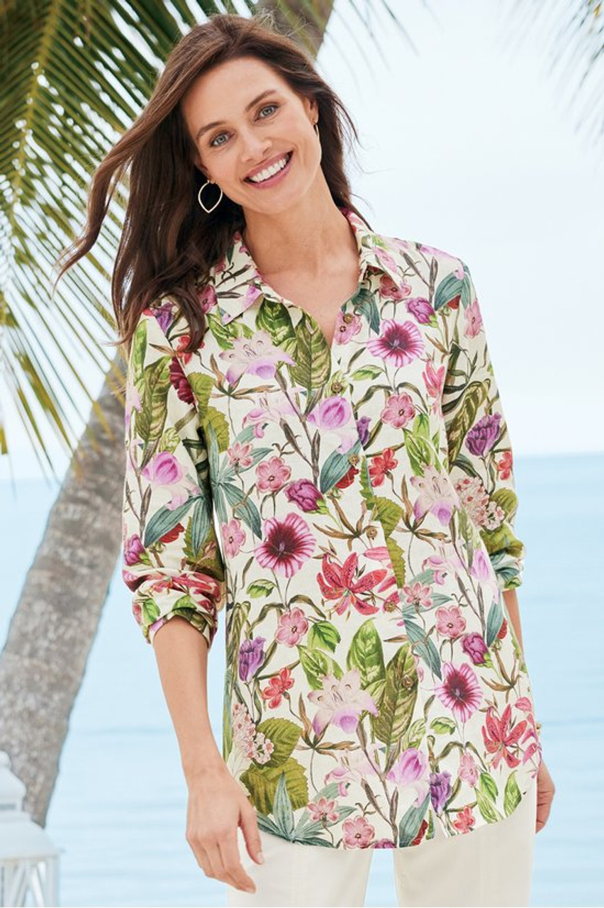 Outer Banks Linen Big Shirt