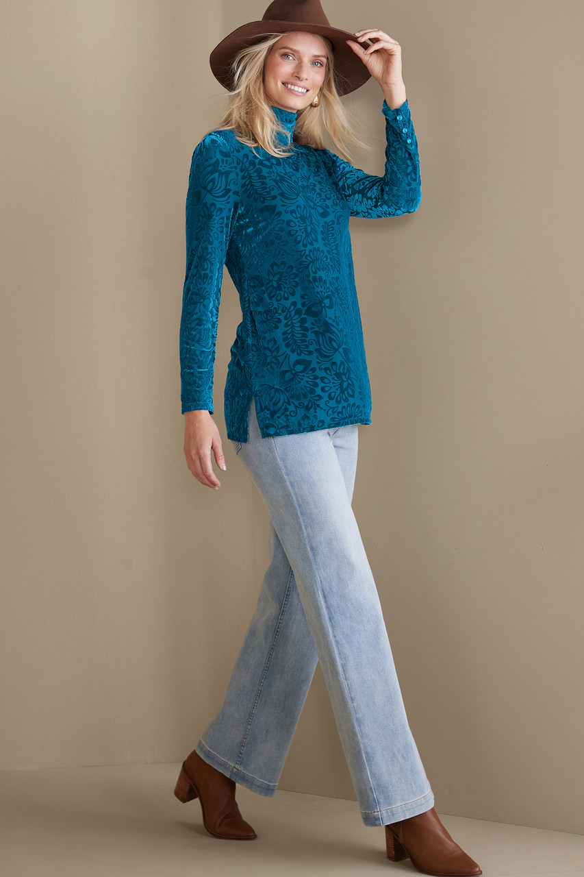 Walden Velvet Turtleneck