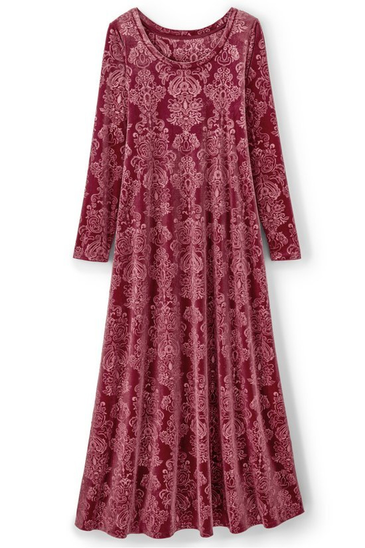Santiago Embossed Velvet Dress