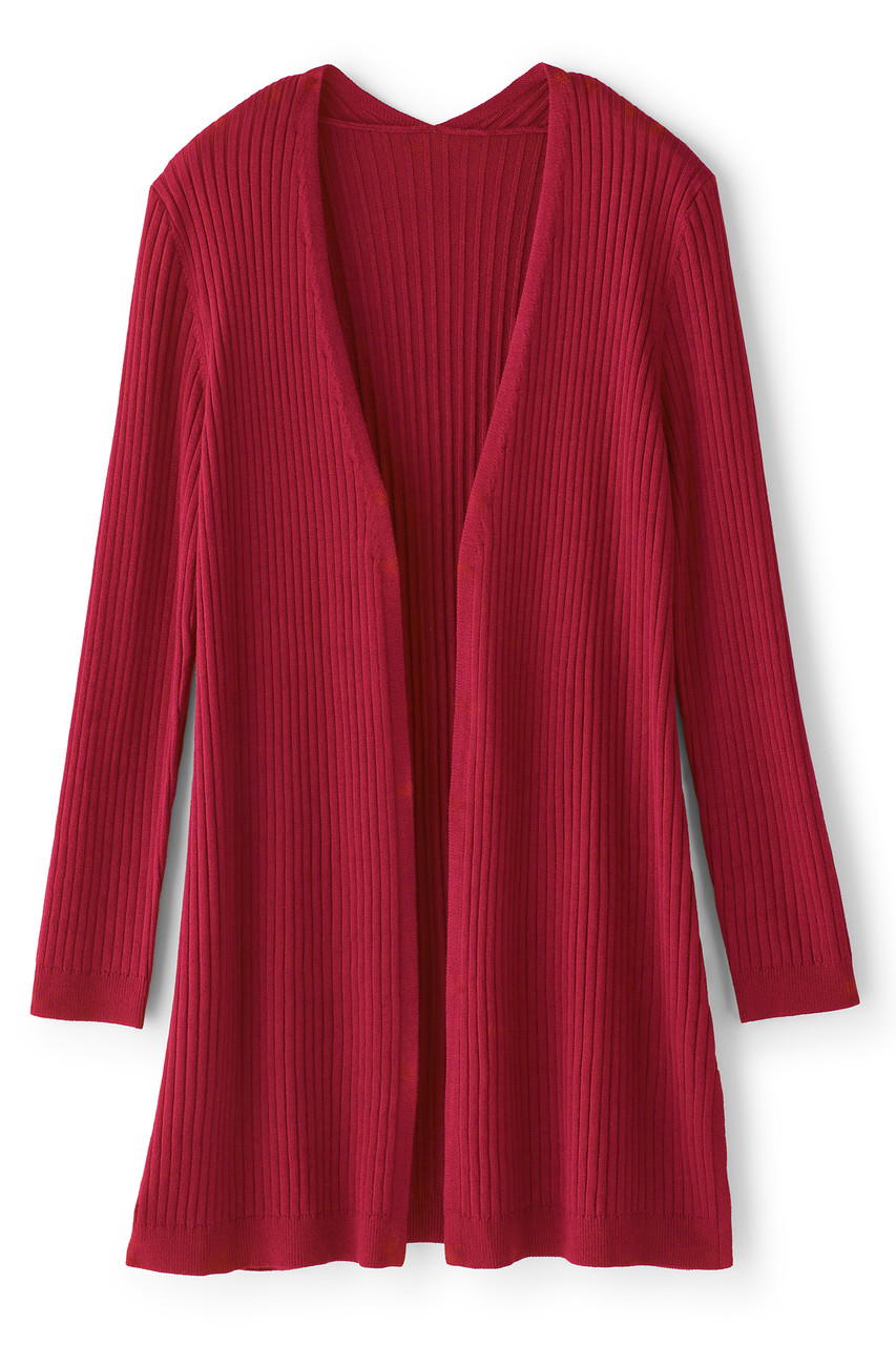 SoftEssential™ Ribbed Long Cardi1483