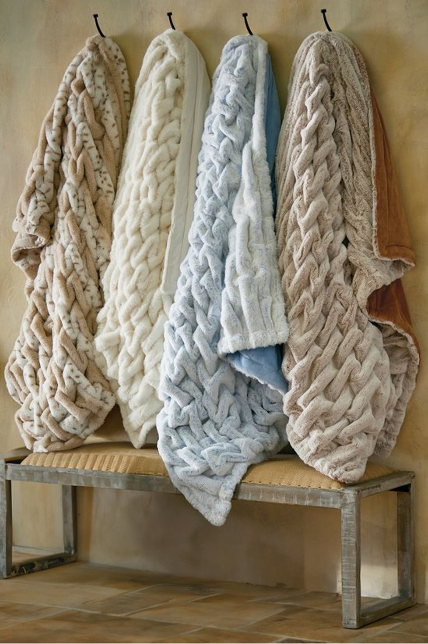 La Parisienne Faux Fur Throw