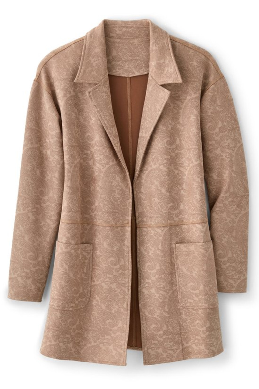 Malika Faux Suede Jacket