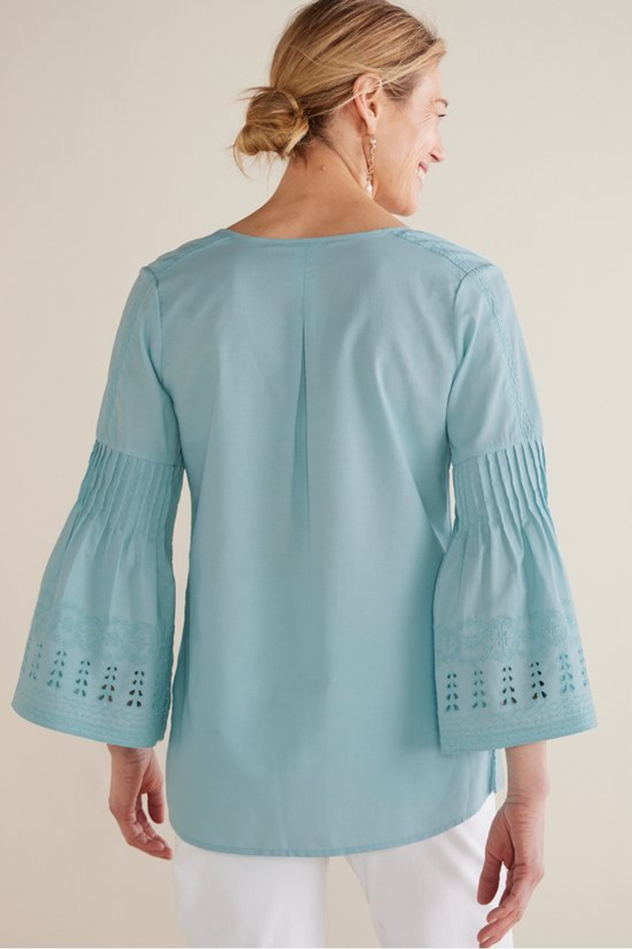 Heloise Eyelet Sleeve Tunic