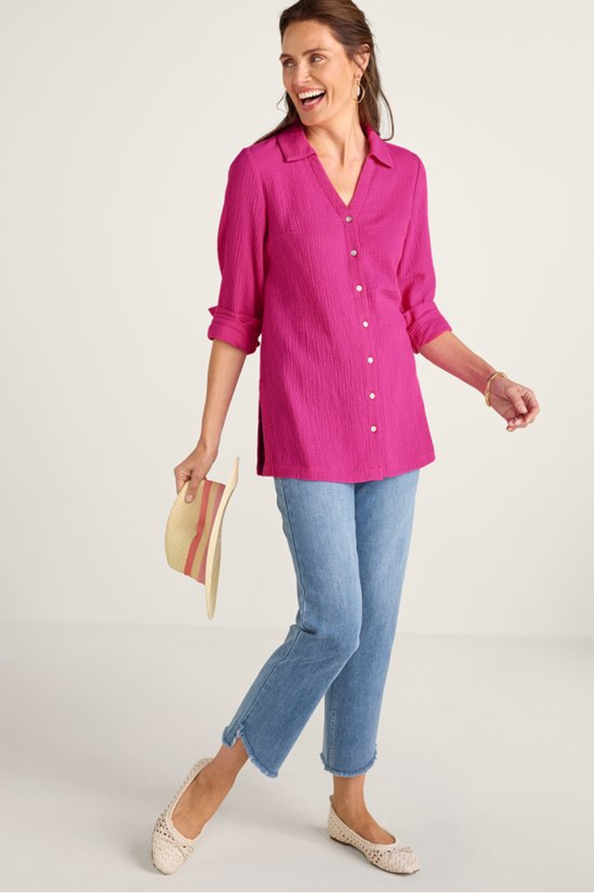Escambia Gauze Tunic Shirt