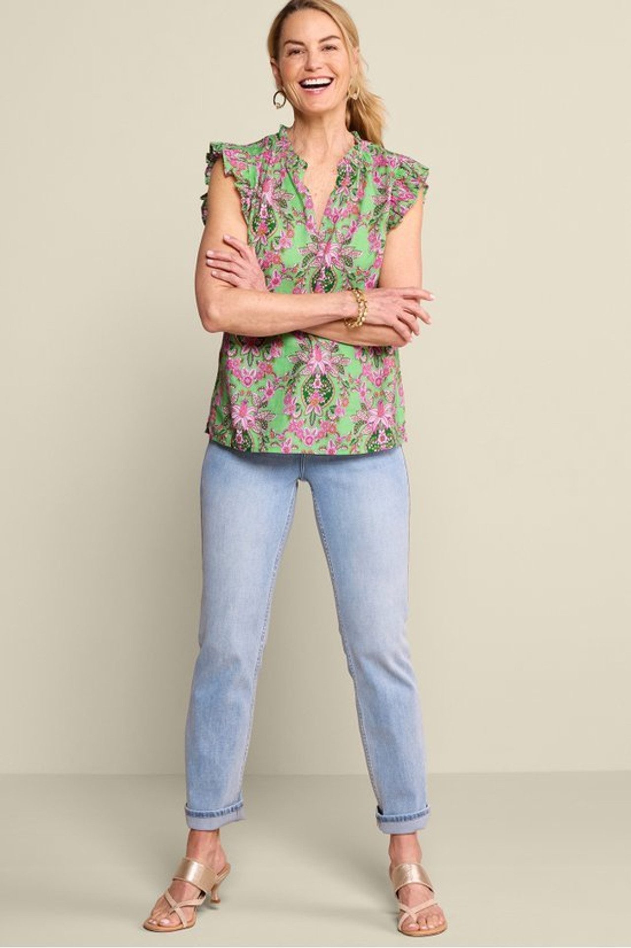 Paige Linen Blend Top