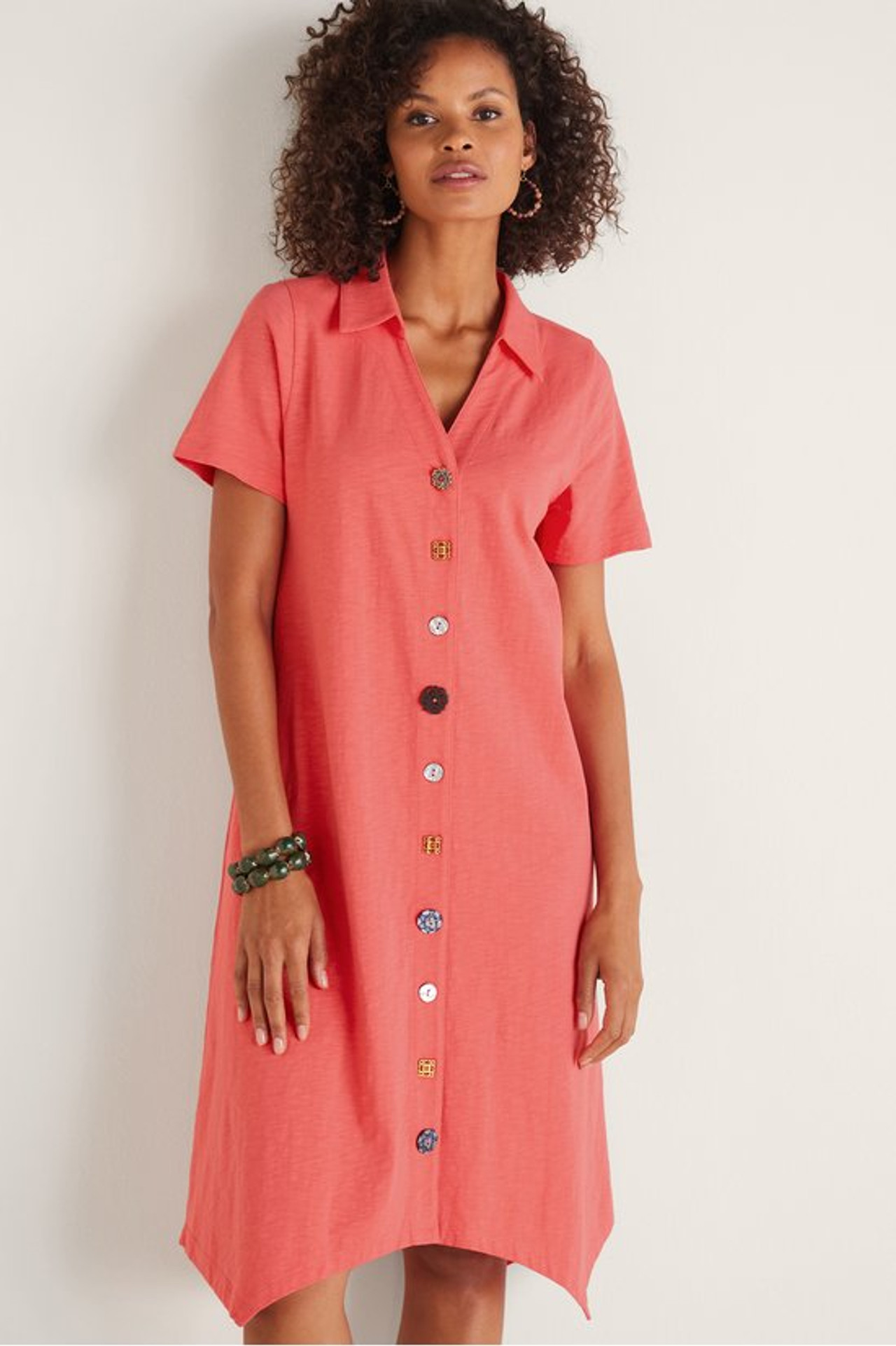 Danielle Button Dress1338