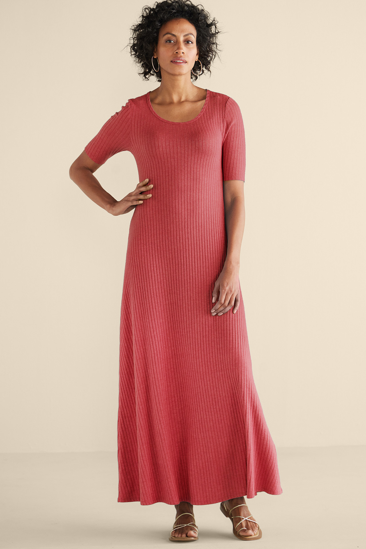 Textured Short Sleeve Santiago Dress