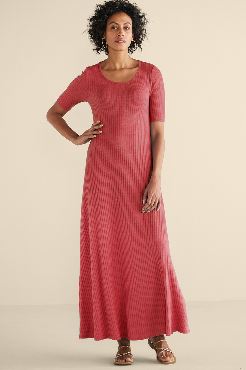 Textured Short Sleeve Santiago Dress