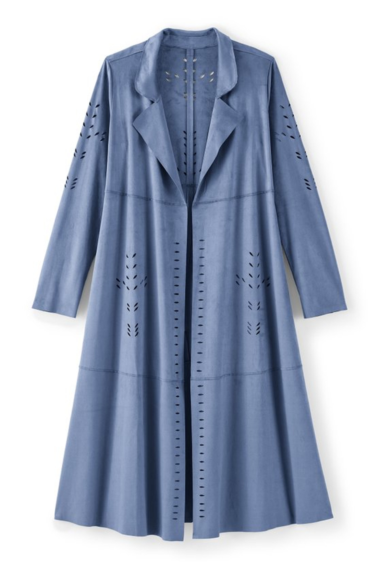 Norine Faux Suede Duster