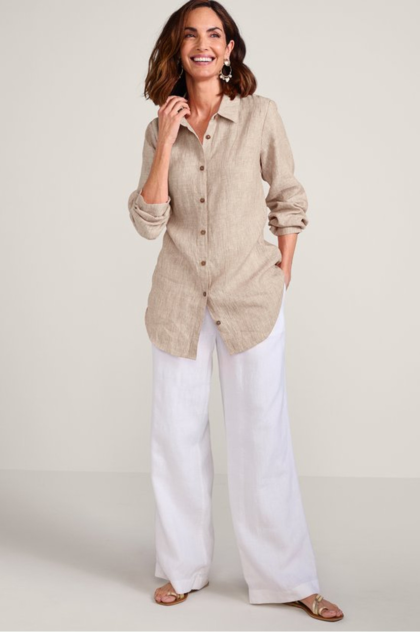 Outer Banks Linen Big Shirt
