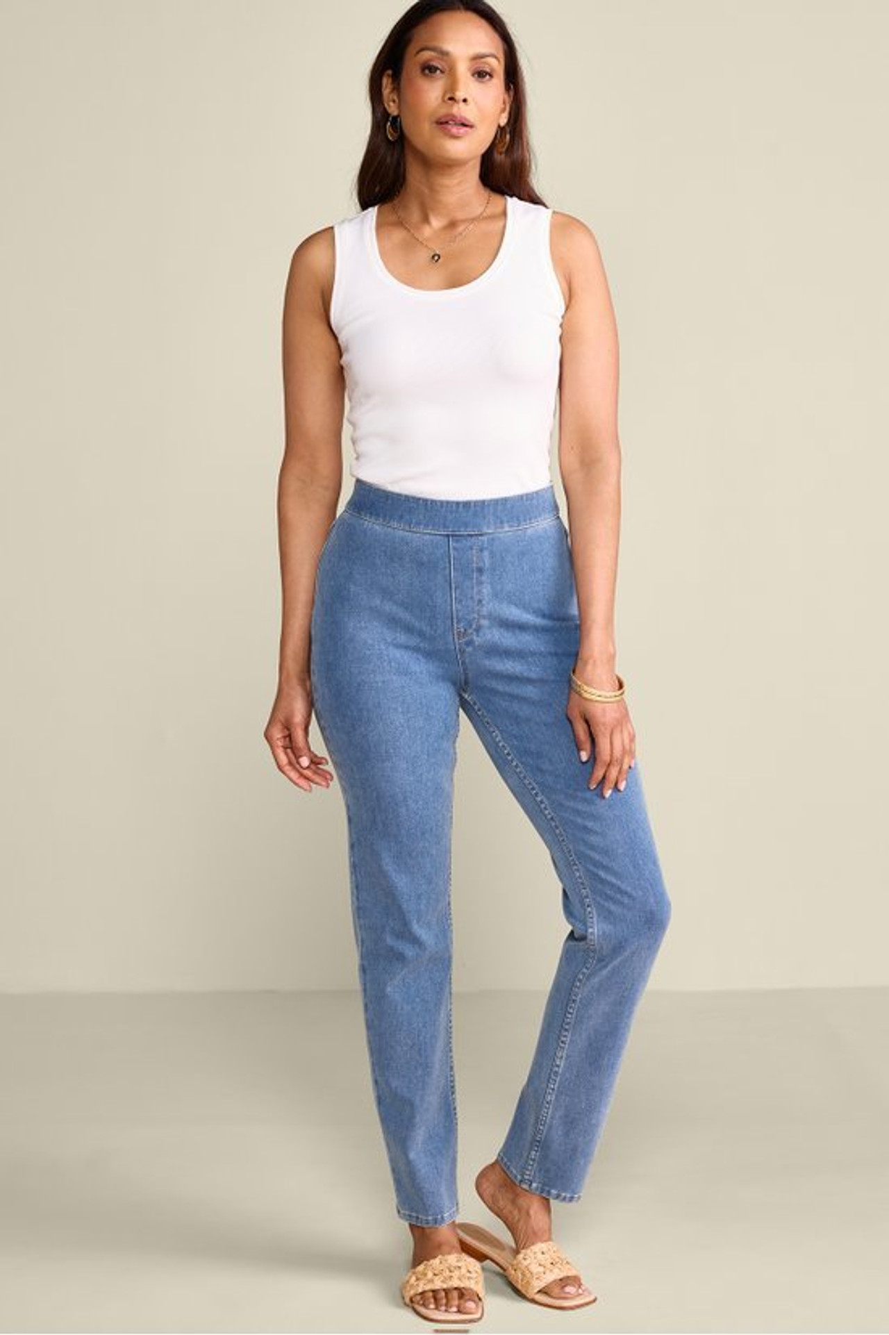 Ultimate Denim Pull-On Slim Leg Jeans1146