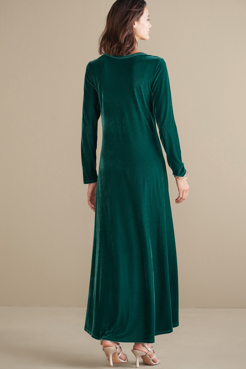 Santiago Stretch Velvet Dress1562