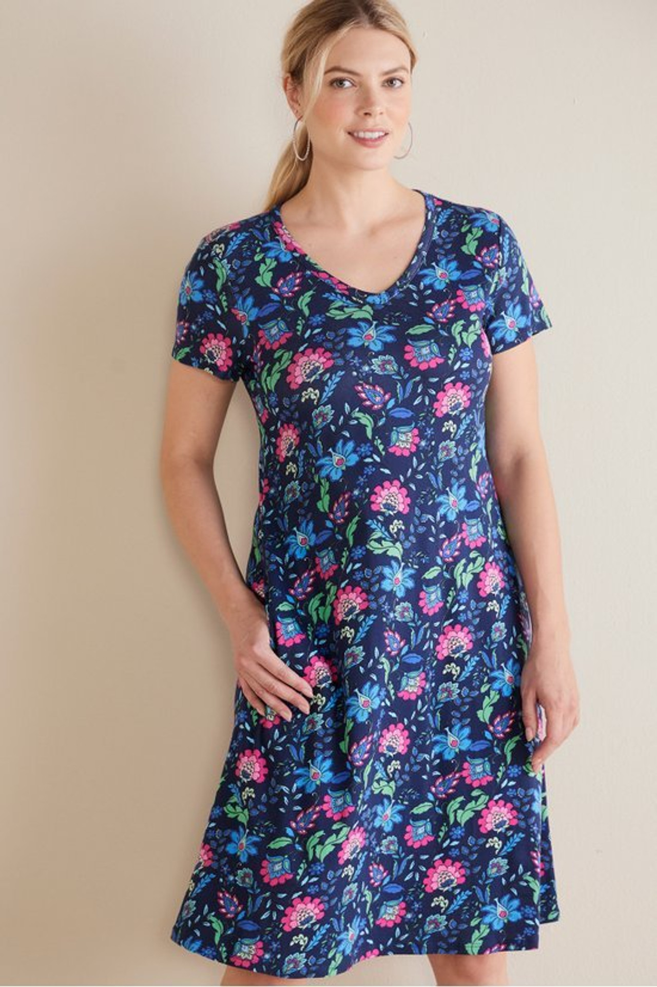 SoftEssential™ Supima® T-Shirt Dress