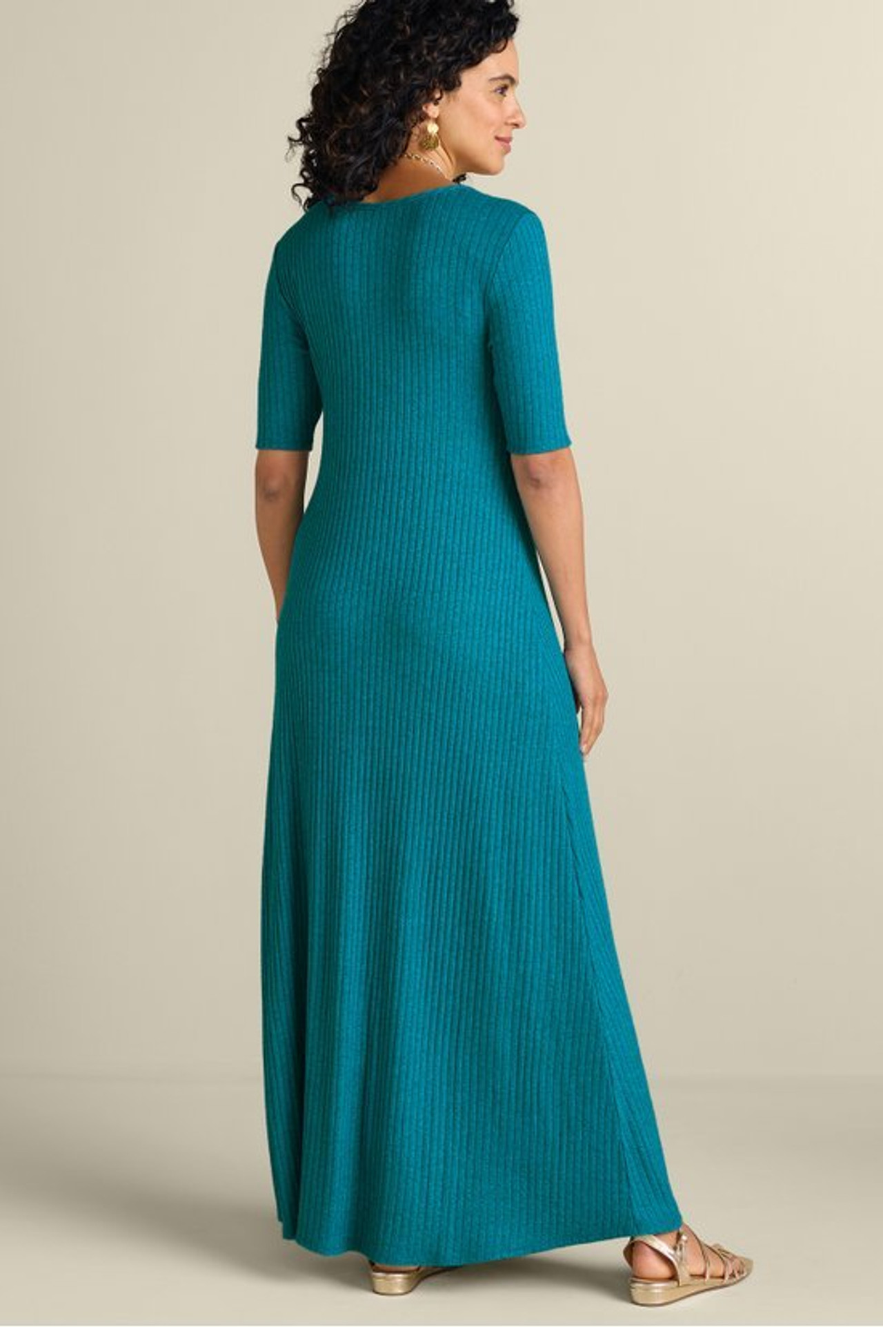 Textured Short Sleeve Santiago Dress