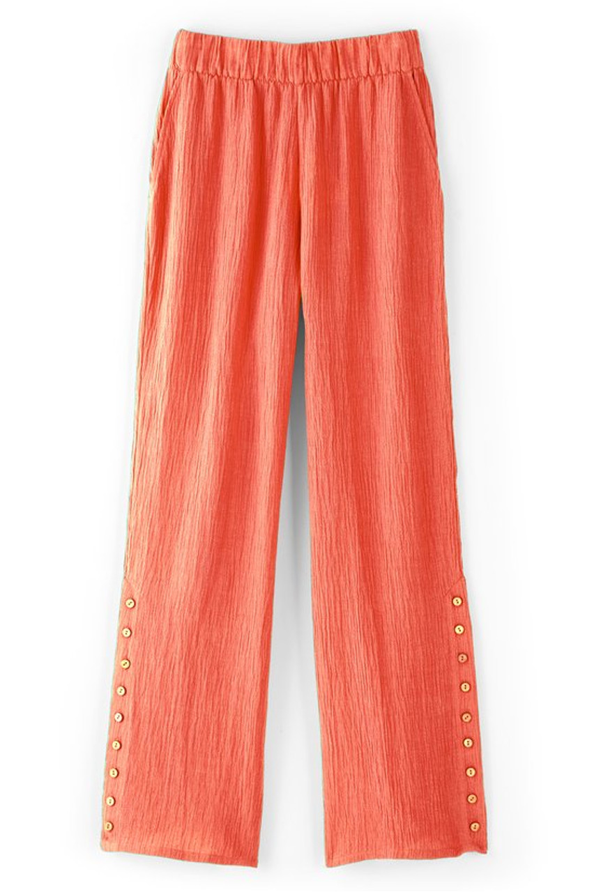 Oceo Gauze Wide-Leg Pants1474